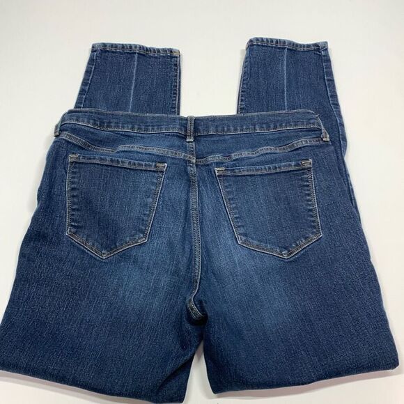 Old Navy Women's Denim Five-Pocket Original Mid-Rise Jeans Blue Size 14 Regular - Picture 7 of 8
